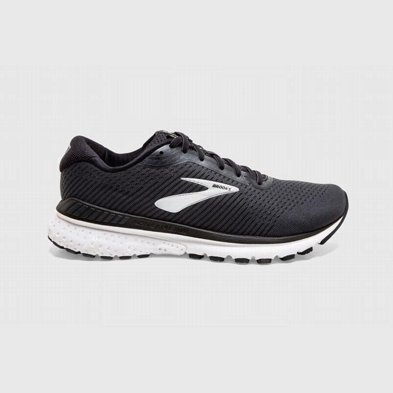 Brooks Adrenaline Gts 20 Israel - Men's Road Running Shoes - Black/Grey (20398-QUVC)